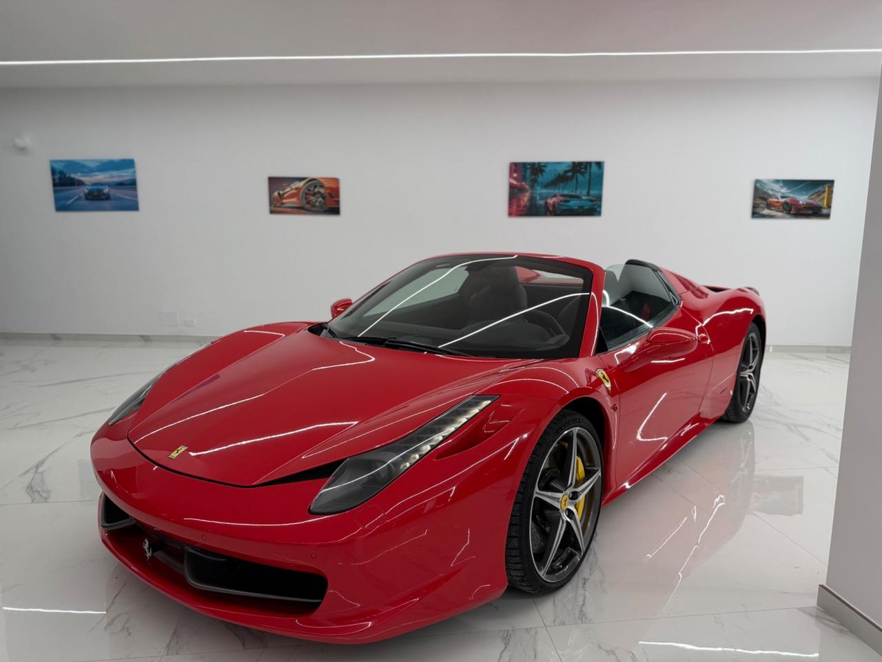 Ferrari 458 Spider Iva Esposta