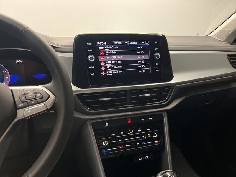 Volkswagen T-Roc GPL Nuovo life 1.0 TSI 85 kW (115 CV) Manuale