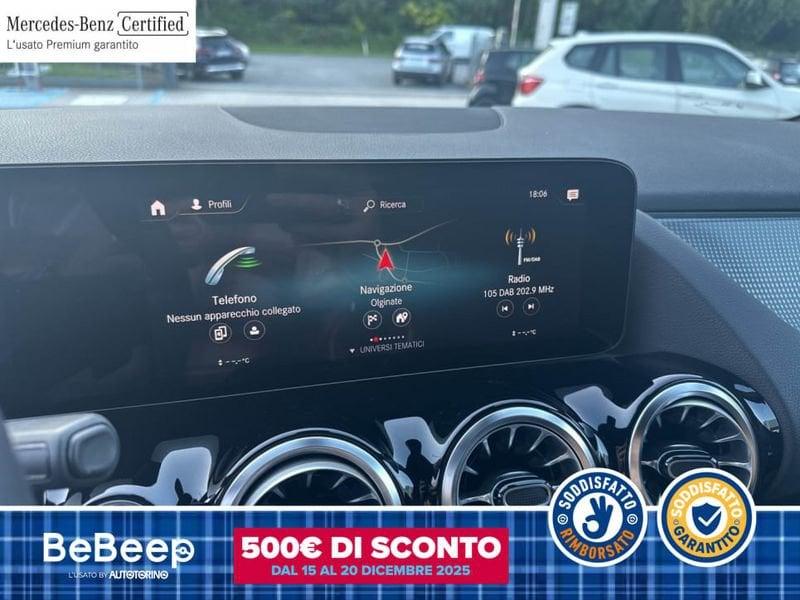 Mercedes-Benz GLA 200 D SPORT PLUS AUTO