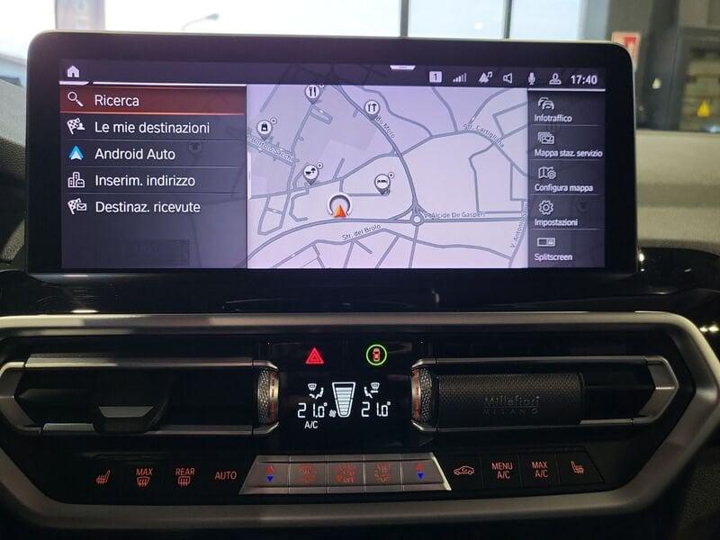 BMW X3 xDrive 20d 190cv Automatica MH48V con Gancio Traino