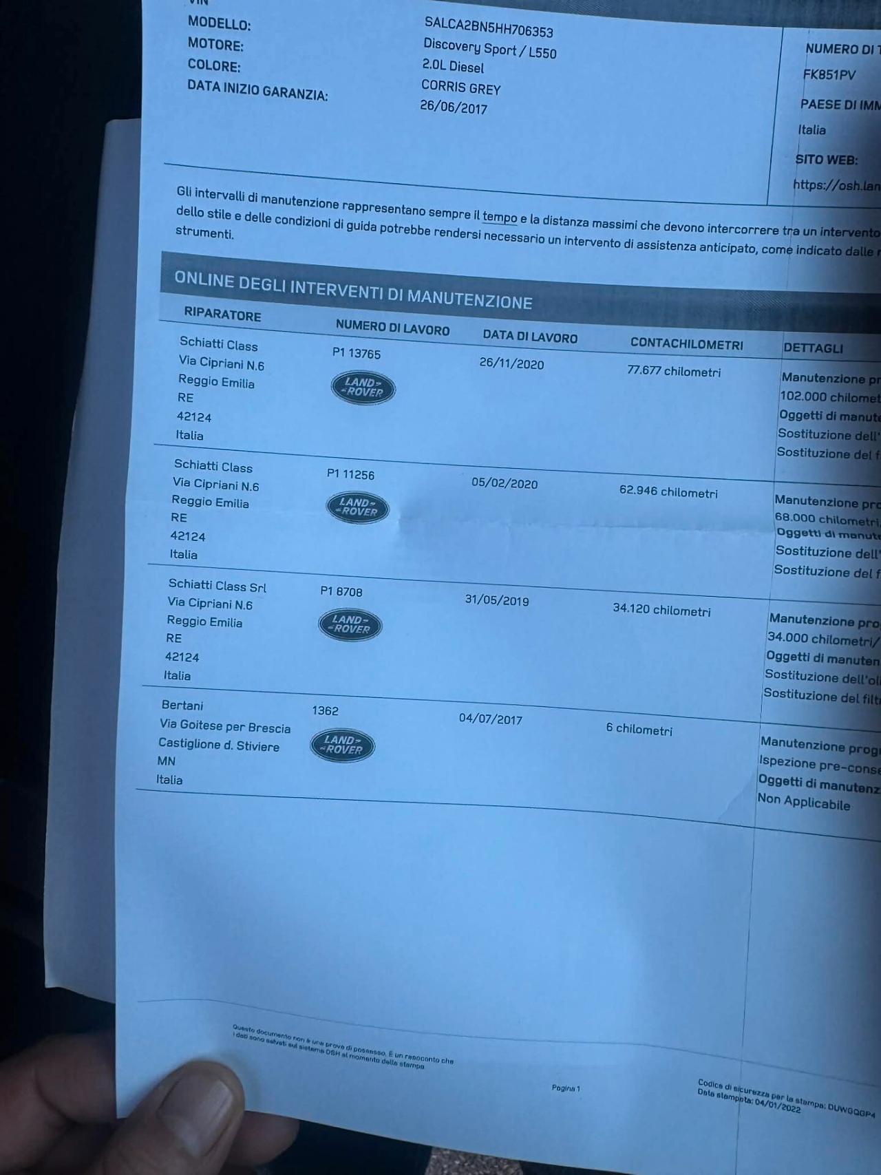 Land Rover Discovery Sport 2.0 Diesel 150 CV