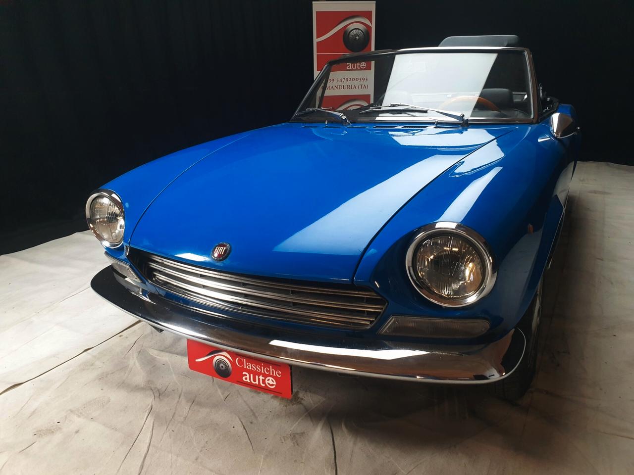 Fiat 124 Spider 1.4cc certif. ASI con C.R.S