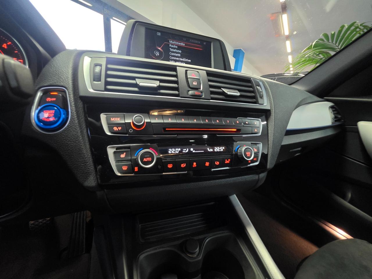 Bmw Serie 1 116d M-Sport Blu Estoril + Tetto