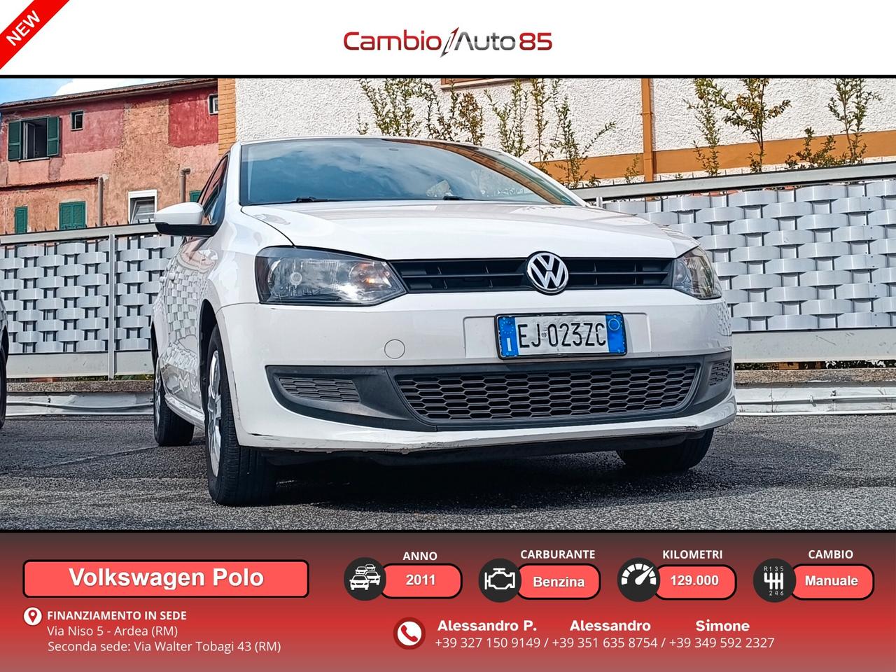 Volkswagen Polo 1.2 5 porte Trendline