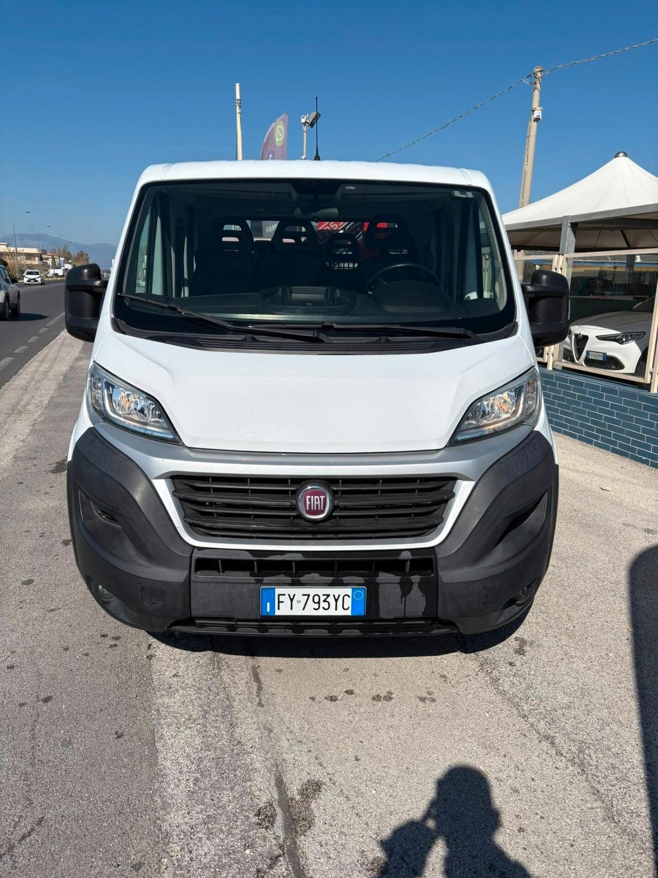 Fiat Ducato Maxi doppia cabina 7 posti gru fassi
