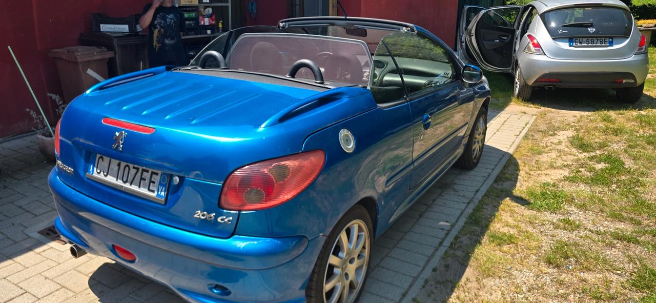 Peugeot 206 1.6 16V cabriolet benzina