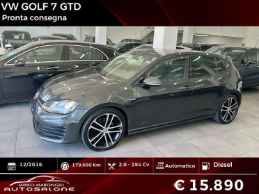 VW Golf 7 GTD 2.0 TDI DSG 5p. FINANZIABILE
