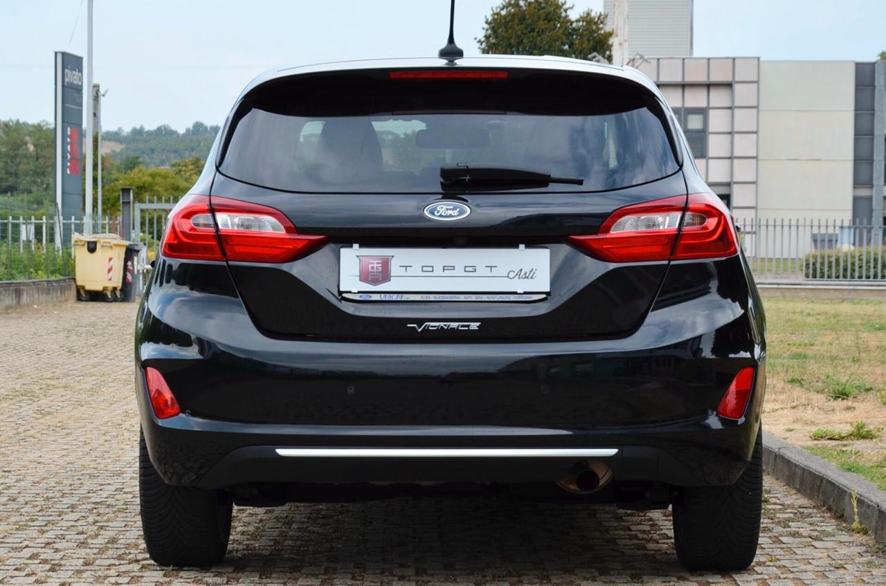 FORD FIESTA 5p 1.0 ECOBOOST VIGNALE 100cv, EURO 6D-TEMP, UFF ITALIANA, APPLE ANDROID, RETRO, PERMUTE