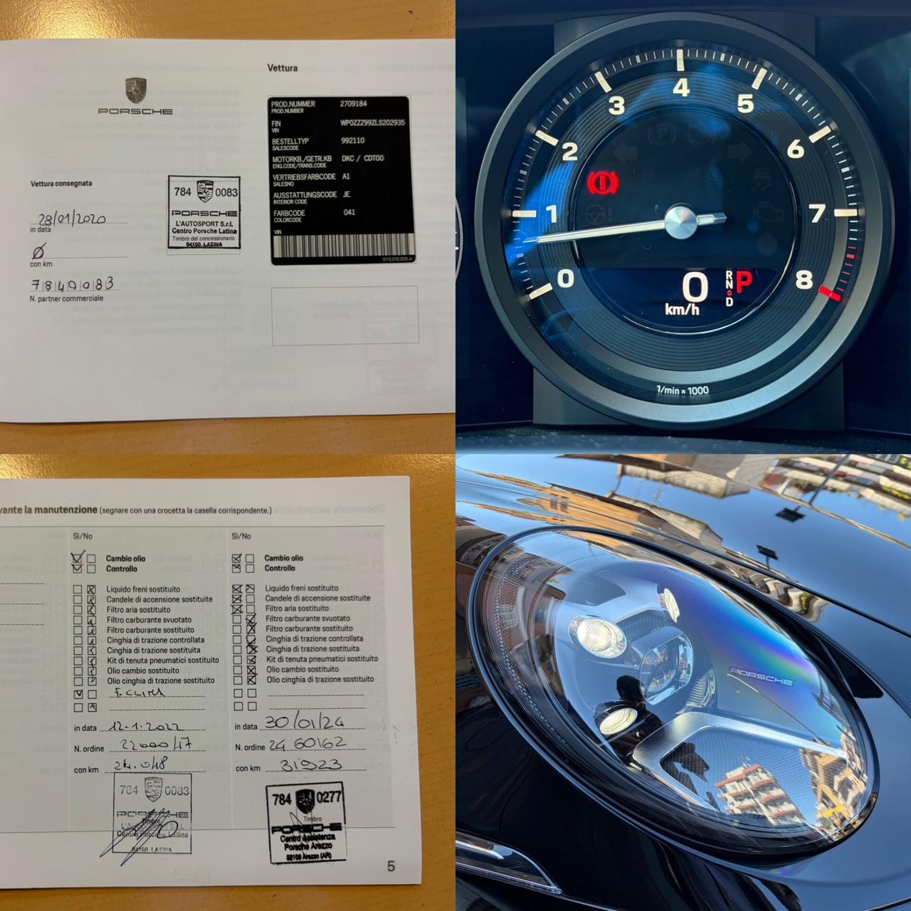 Porsche 992/911 Carrera - SOLO 35.956Km - UNIPRO’ !!