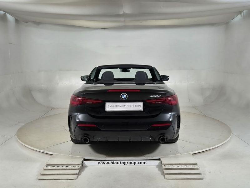 BMW Serie 4 G23 LCI 2024 Cabrio 420d Cabrio mhev 48V MSport Pro auto