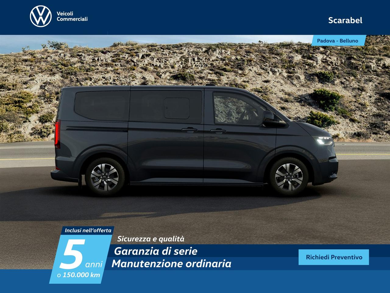 Volkswagen T7 Caravelle t7 2.0 tdi 170cv life l1 auto