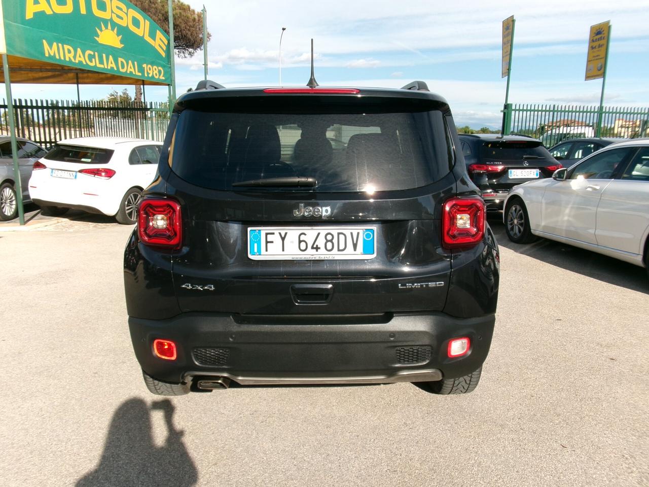 Jeep Renegade 2.0 MULTIJET 140CV E6D 4X4 FARI FULL LED LIMITED *KM CERTIFICATI*