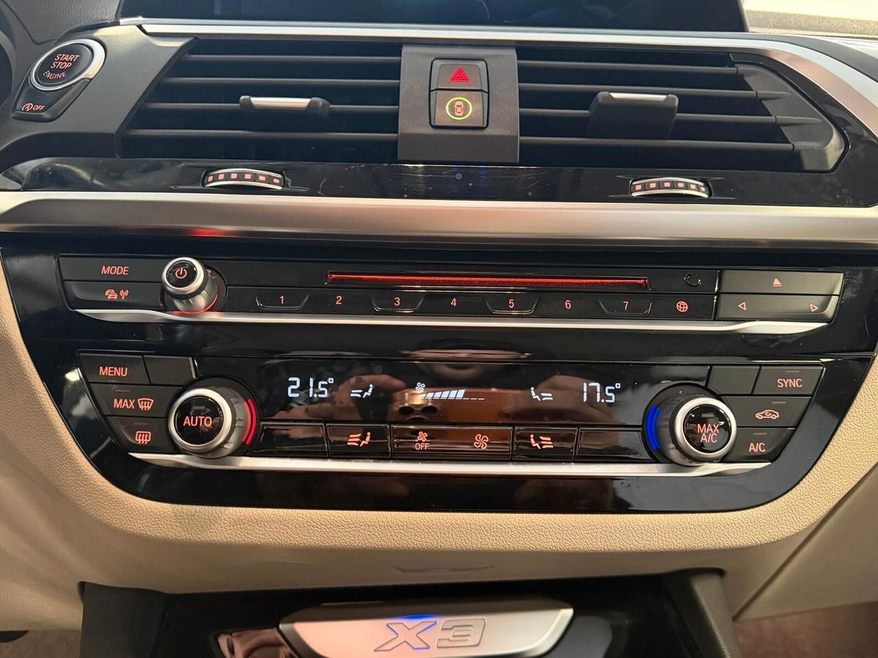 BMW X3 20D X-DRIVE X-LINE 190CV PELLE NAVI CRUISE ANNO 2020