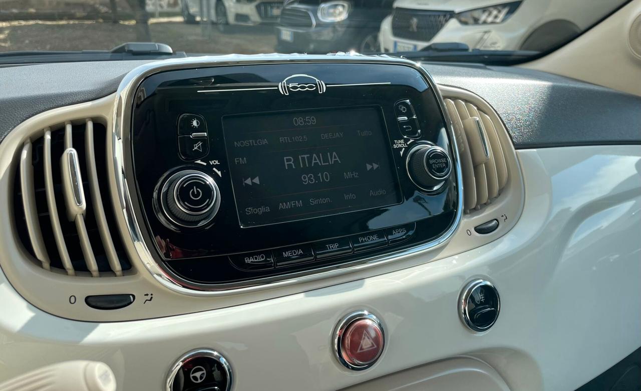 FIAT 500 CABRIO Riva 1.2 69Cv