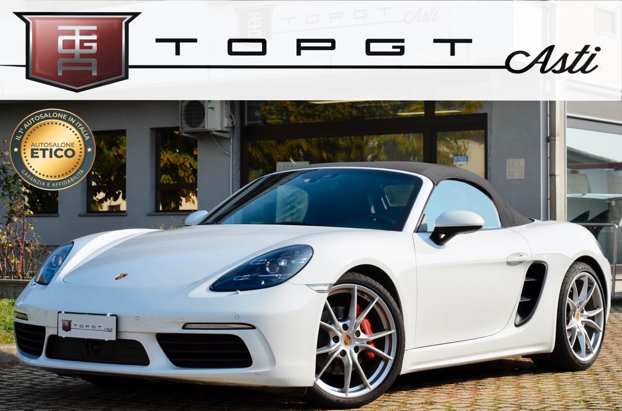 PORSCHE 718 BOXSTER S 2.5 350cv PDK, ECCELLENTI CONDIZIONI, PRIMA VERNICE, SERVICE PORSCHE, UFF ITALIANA, EURO 6C, HI-FI BOSE, SPORT CHRONO, FARI PDLS, PERMUTE