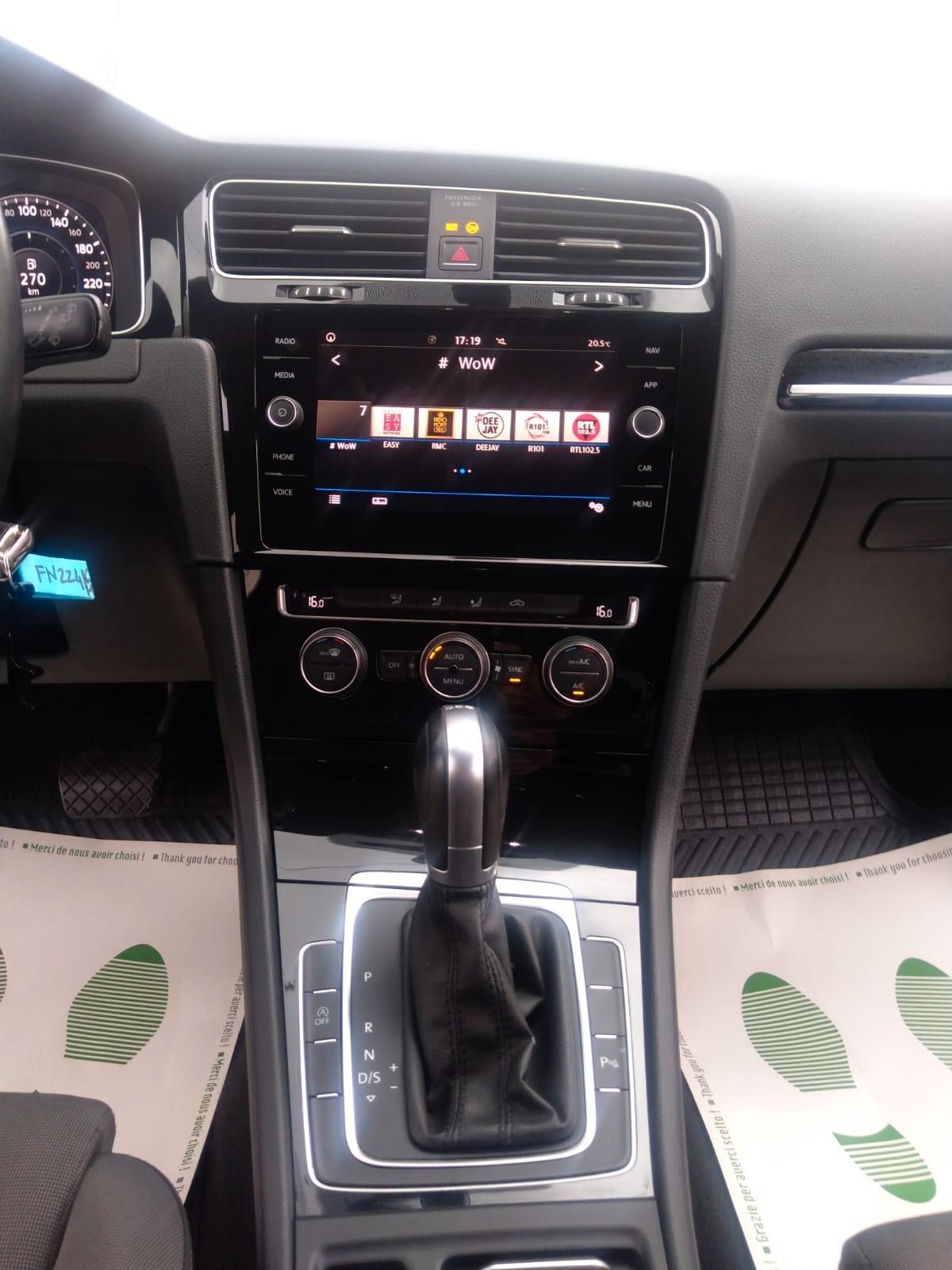 Golf 7.5 AUTOMATICA 1600 diesel PERMUTE