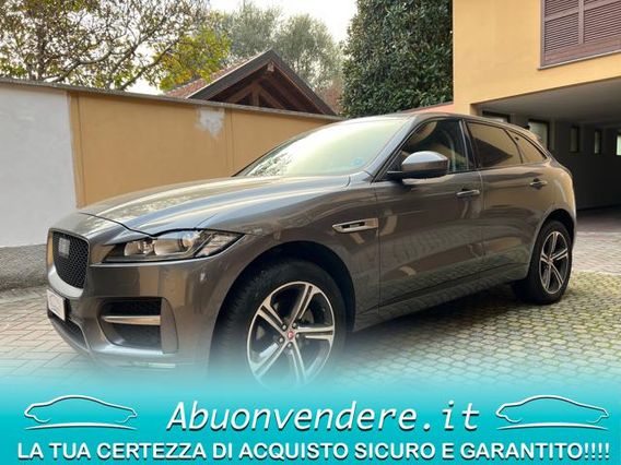 JAGUAR F-Pace 2.0 D 180 CV AWD R-Sport FINO 84 MESI GARANZIA