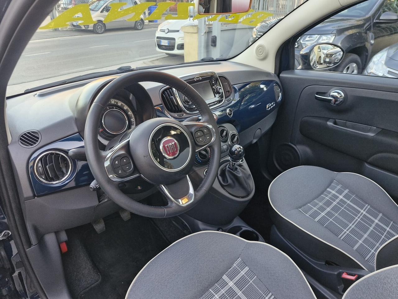 FIAT 500 1.2 BENZINA 69CV LOUNGE 80000KM ANNO 2017