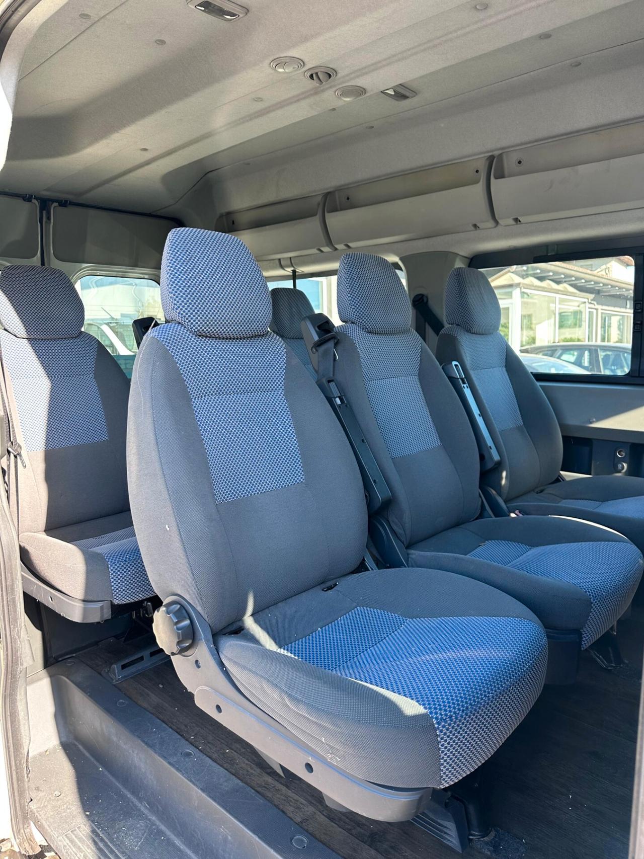 FIAT DUCATO 9 POSTI 33 2.3 MJT PL-TM PANORAMA 9 POSTI PASSO LUNGO TETTO ALTO GANCIO TRAINO