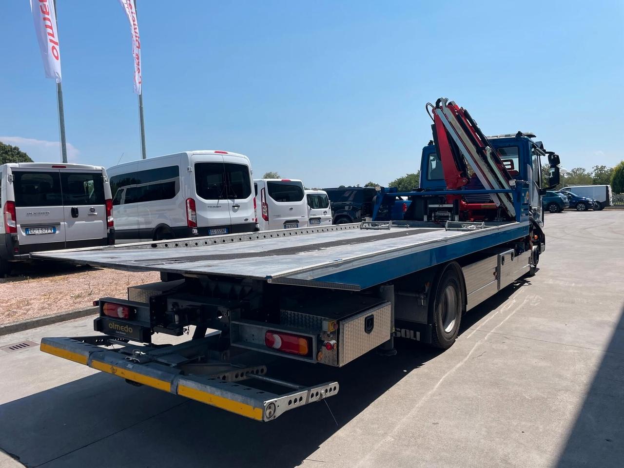Iveco Eurocargo 120El22P Pas Carro Atrezzi Isoli Slide-D + Gru Fassi