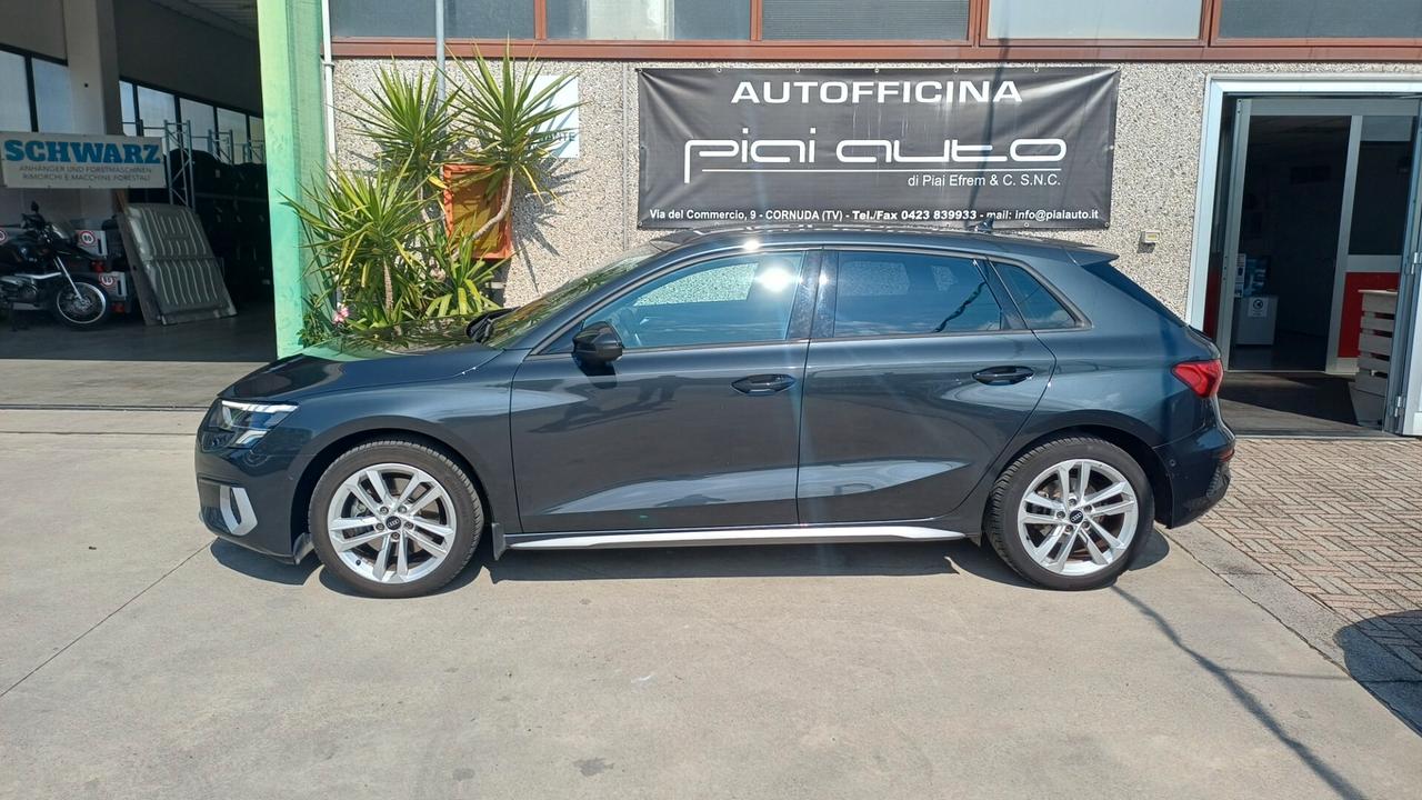 Audi A3 SPB 35 TFSI S tronic MHEV ibrida