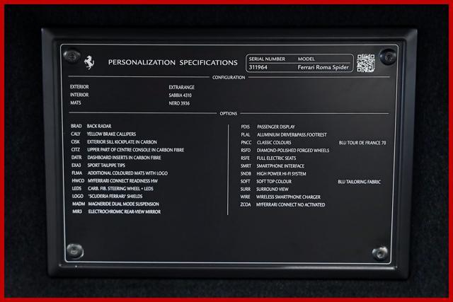 FERRARI Roma Spider|FULL CARBON SPEC|SCUDETTI|DISPLAY PASS
