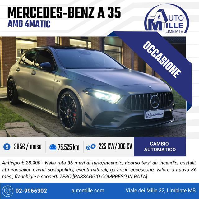 MERCEDES-BENZ A 35 AMG 4Matic (LEGGERE DESCRIZIONE)