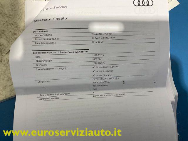 AUDI A4 Avant 1.8 TFSI 170CV multitronic