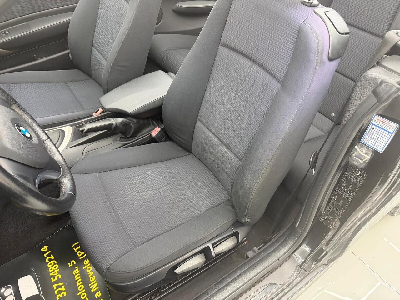 BMW 118d Cabrio 2.0 143Cv 5p. Diesel -Ok Neopatentati