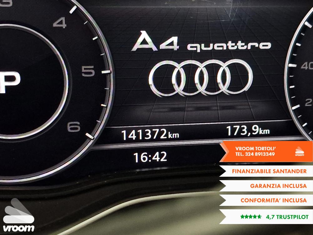 AUDI A4 5ª serie A4 Avant 2.0 TDI 190 CV quatt...