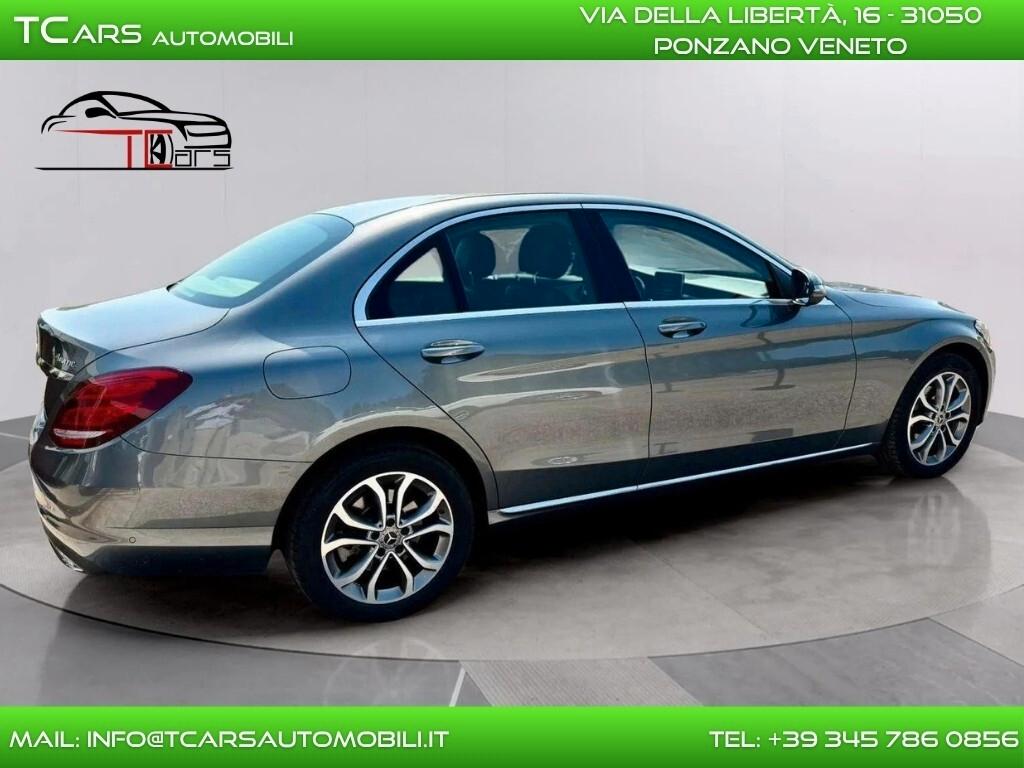 MERCEDES C220 4MATIC AUTO-PELLE-KM CERTIFICATI