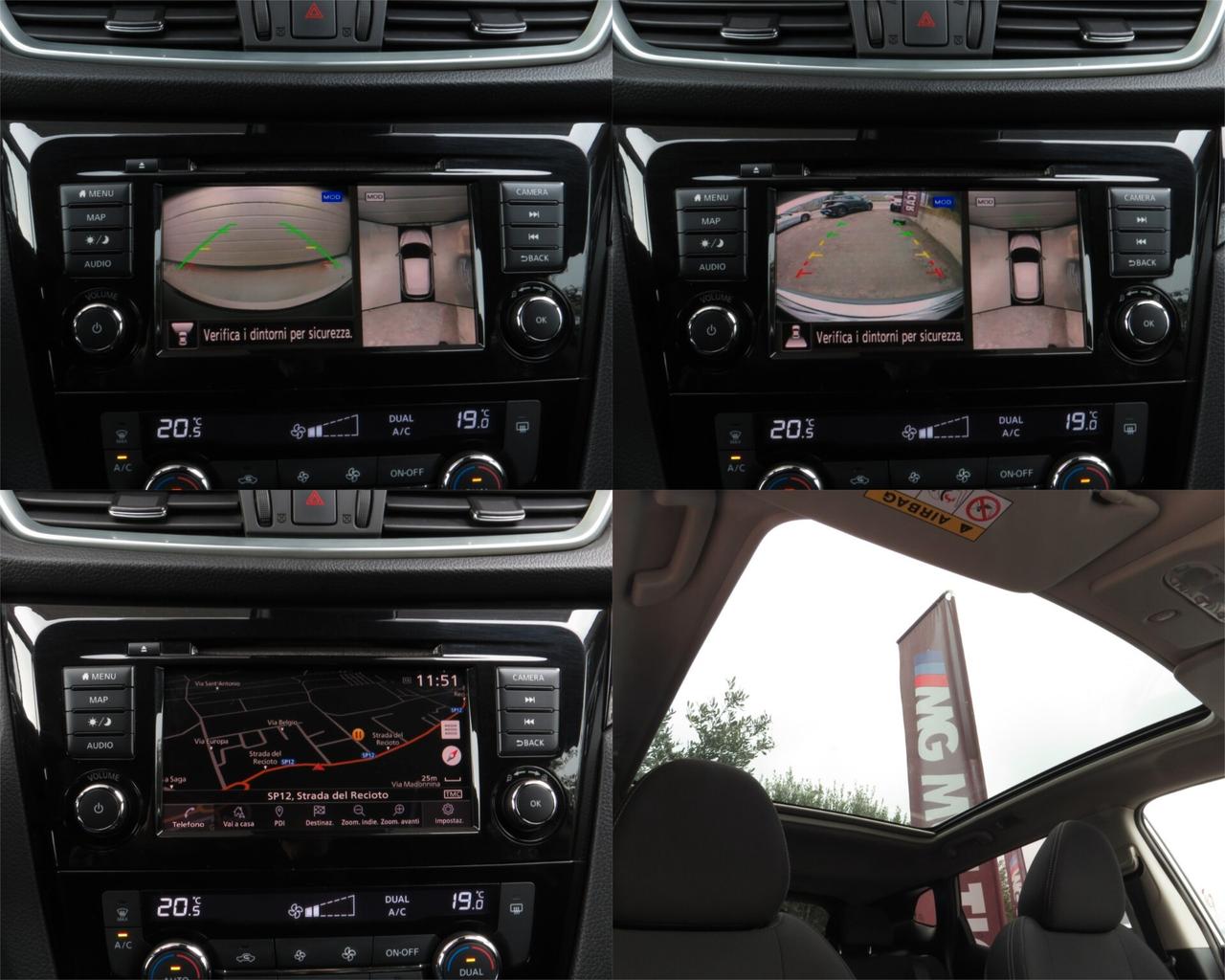 Nissan Qashqai 1.3dig-t N-Connecta 160cv tetto panorama/camera360