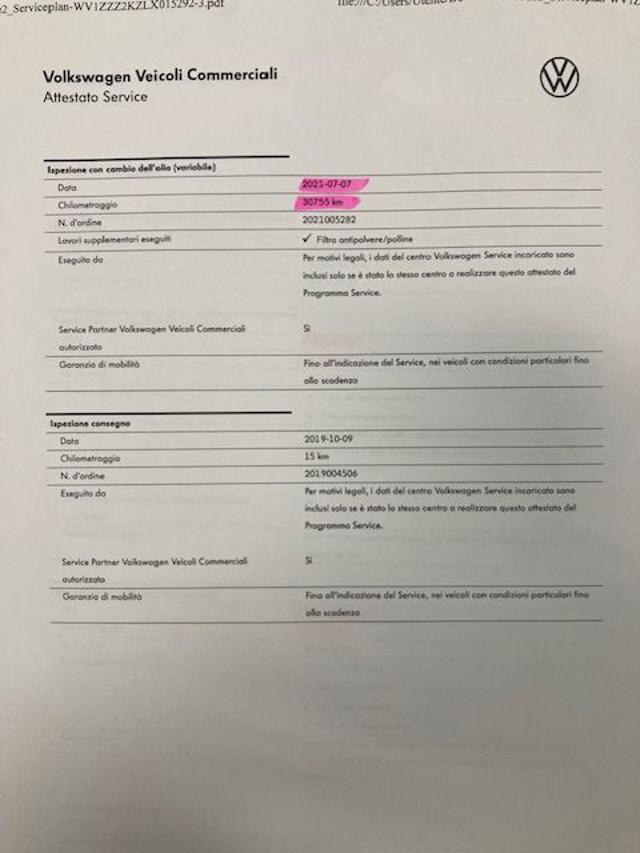 VOLKSWAGEN Caddy 2.0 TDI Furgone Business