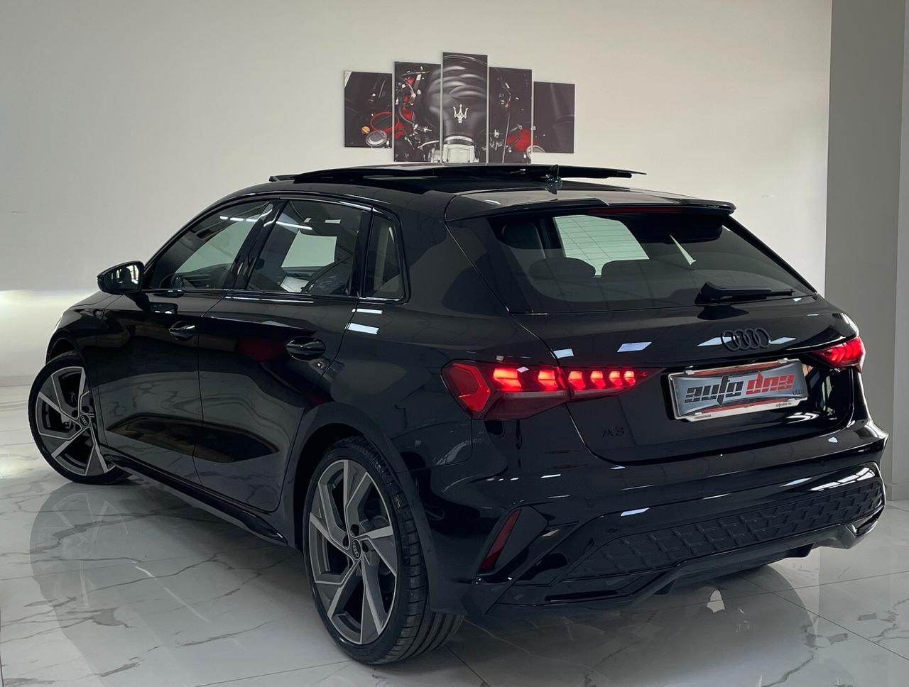 Audi A3 SPB 35 TDI 150CV S tronic S-line x3 Identity Black