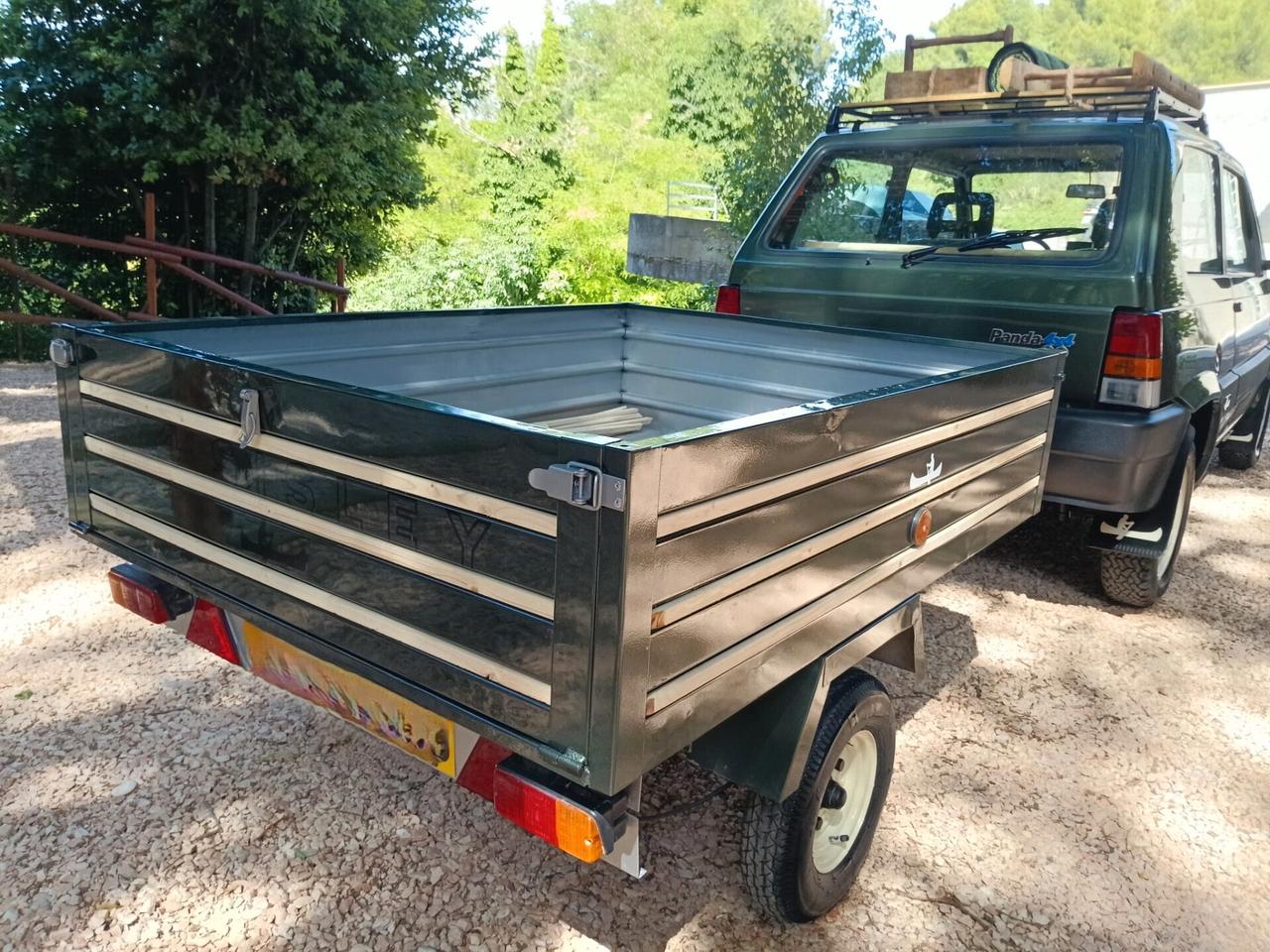 Fiat Panda 1000 4x4 Sisley con carrello