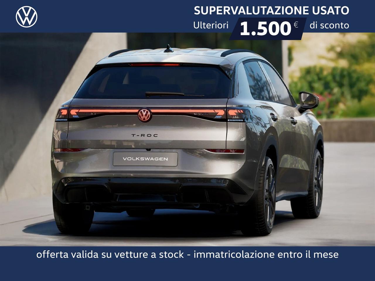 Volkswagen T-Roc 1.5 etsi r-line 150cv dsg