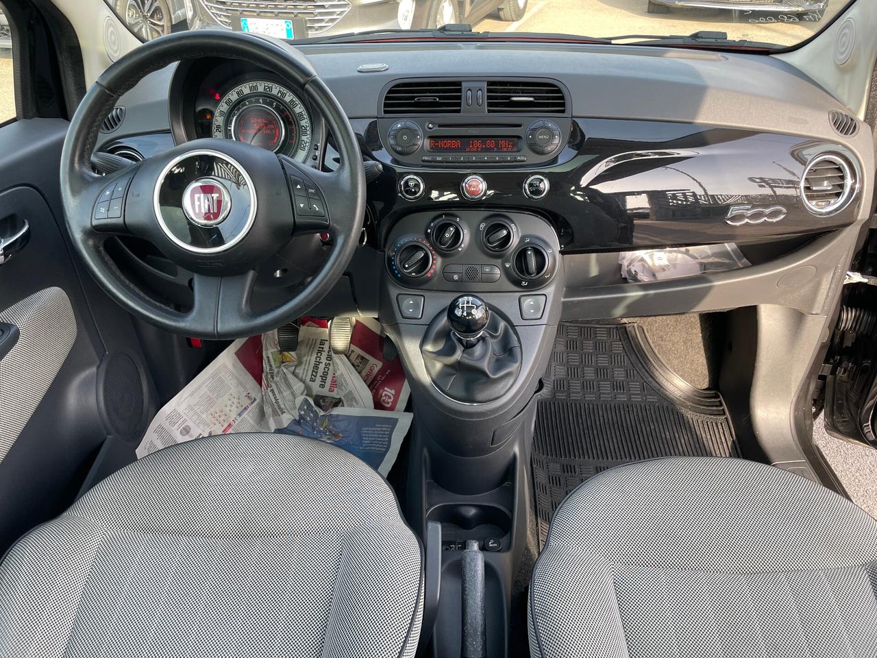 Fiat 500 1.2 benzina 69cv Lounge-TETTO PANORAMICO