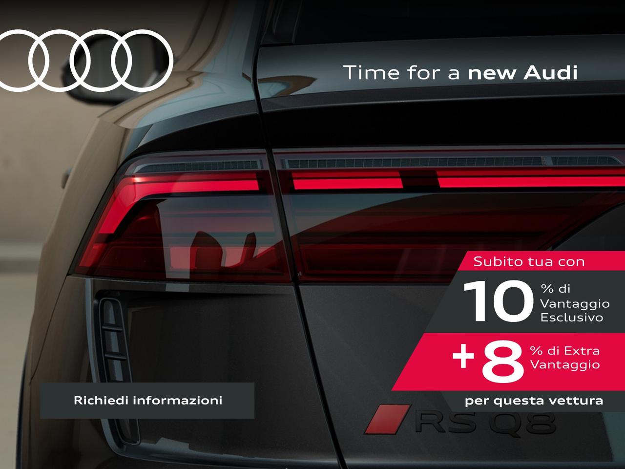 Audi RSQ8 rs 4.0 mhev 48v performance 640cv tiptronic