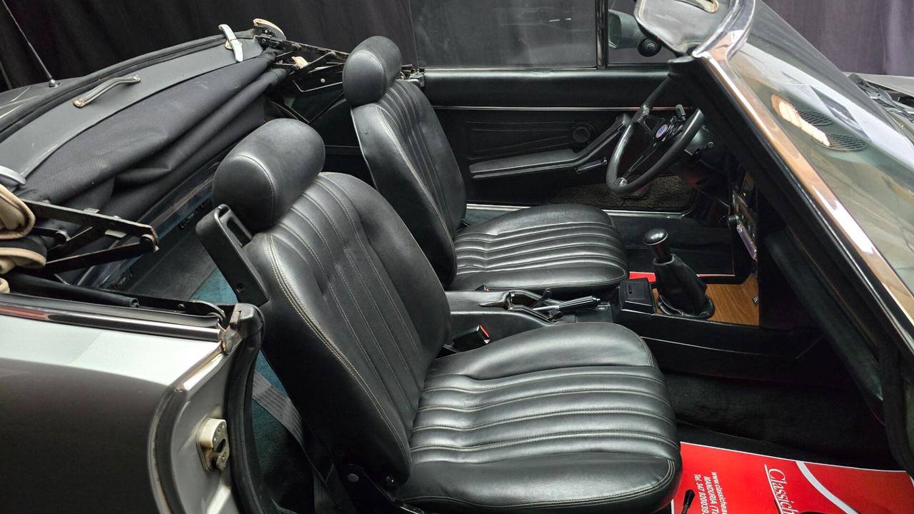Fiat 124 Spider DS Pininfarina Europa, certificata ASI CON CRS.