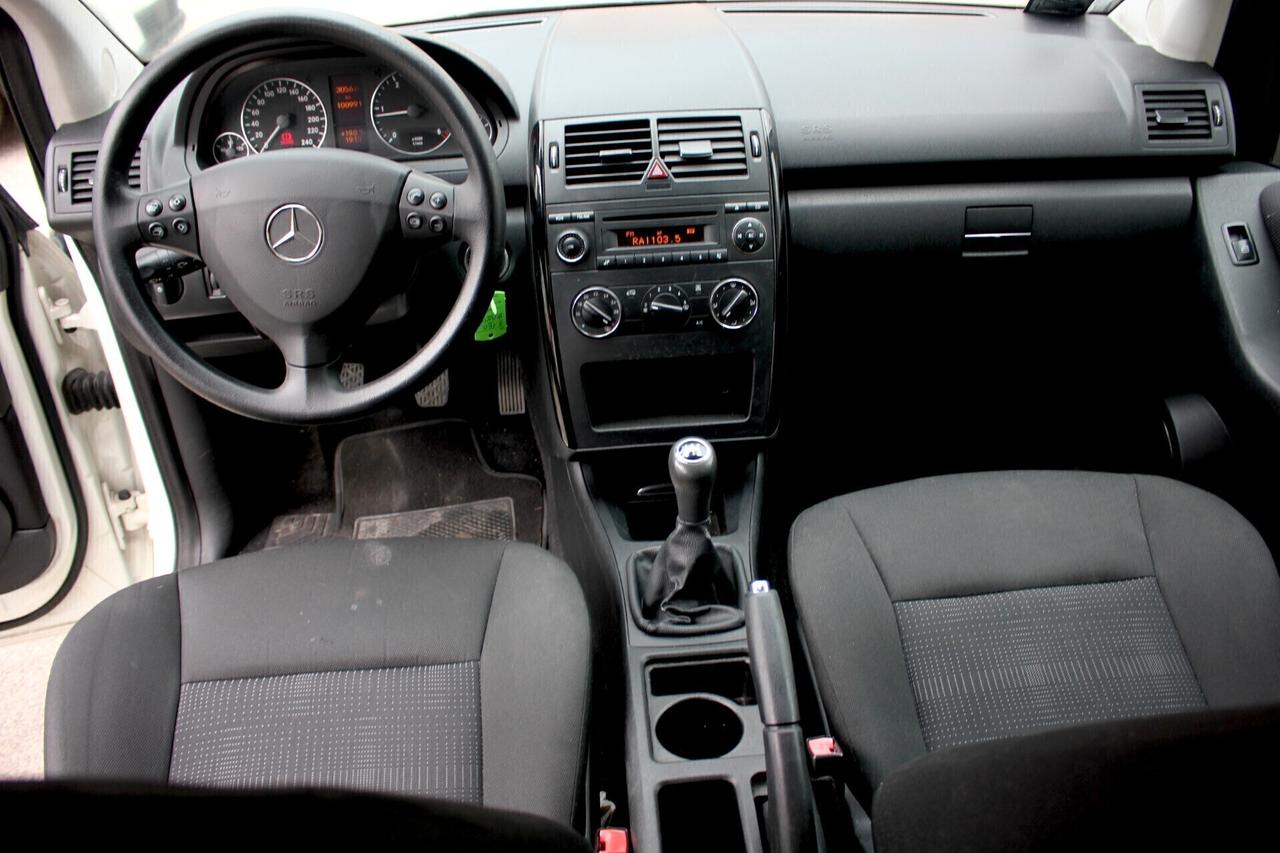 Mercedes-Benz A 160 2.0 CDI 82 CV 5 PORTE KM REALI CERTIFICATI GARANZIA 12 MESI TAGLIANDATA NEOPATENTATI OK
