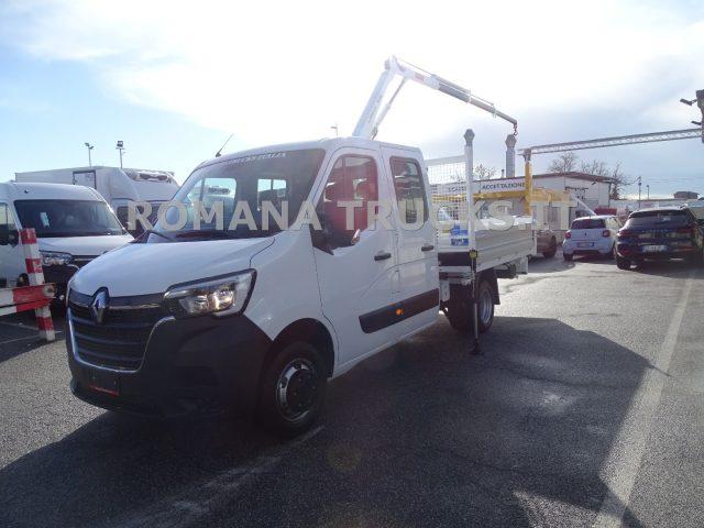 RENAULT Master DOPPIACABINA CASSONE FISSO E GRU ORDINABILE