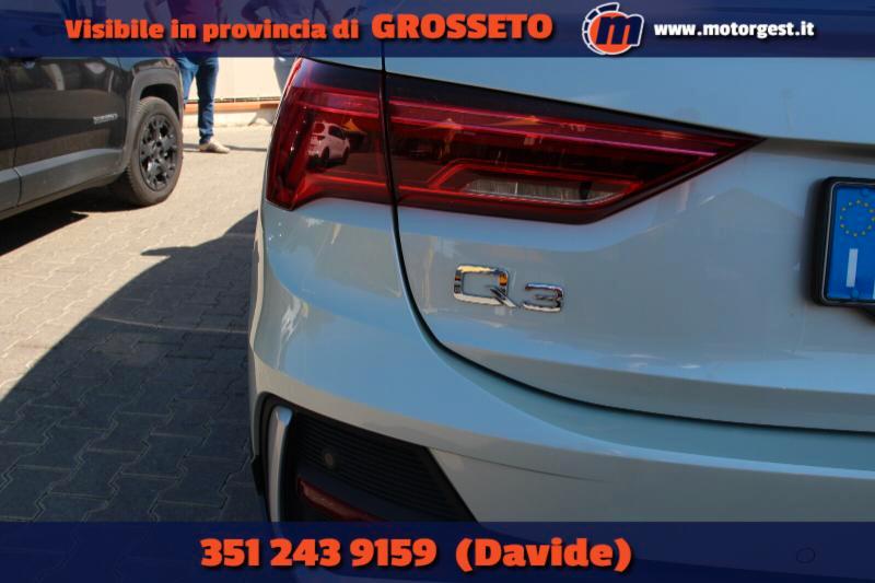 Audi Q3 Sportback 45 2.0 tfsi S line edition quattro 245cv s.-tronic