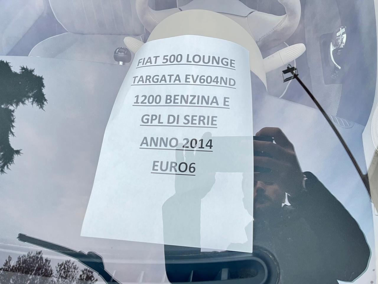 Fiat 500 1.2 BENZINA E GPL DI SERIE