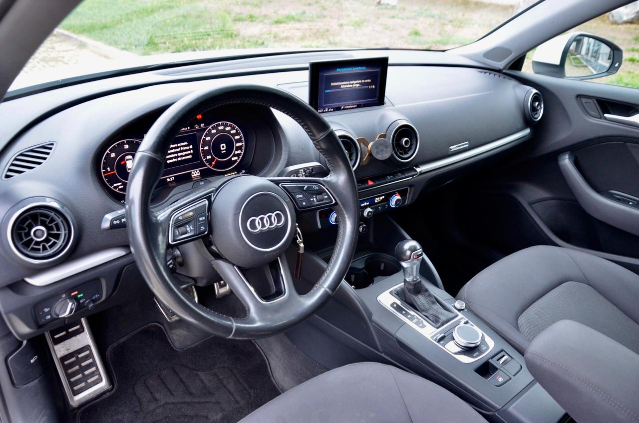 AUDI A3 SPORTBACK 35 2.0 TDI S-LINE EDITION 150cv S-TRONIC, UFF ITALIANA, EURO 6D, FULL LED, RETROCAMERA, PERMUTE