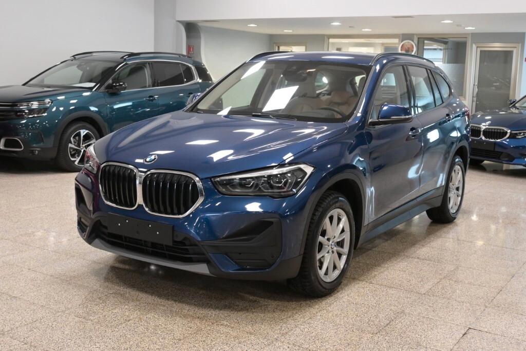 BMW X1 16D 115CV 6M. S-DRIVE BUSINESS ADVANTAGE ( FARI LED - CRUISE - NAVI - PELLE - PARK ASSISTANT - TELECAMERA POST. )