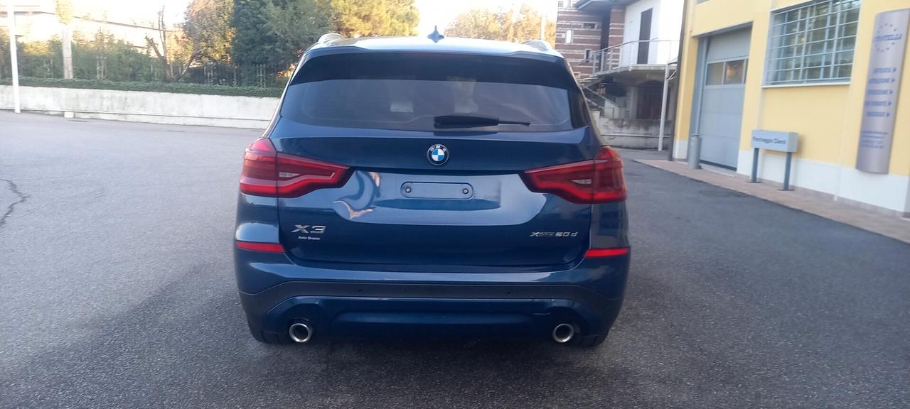 BMW X3 X DRIVE CC. 1.995 CV. 190 TURBODIESEL TRAZIONE INTEGRALE CON GANCIO DI TRAINO EURO 6C