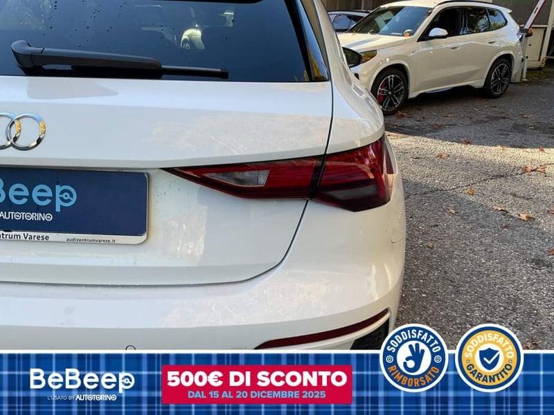 Audi A3 SPORTBACK 35 2.0 TDI BUSINESS ADVANCED S-TRONIC