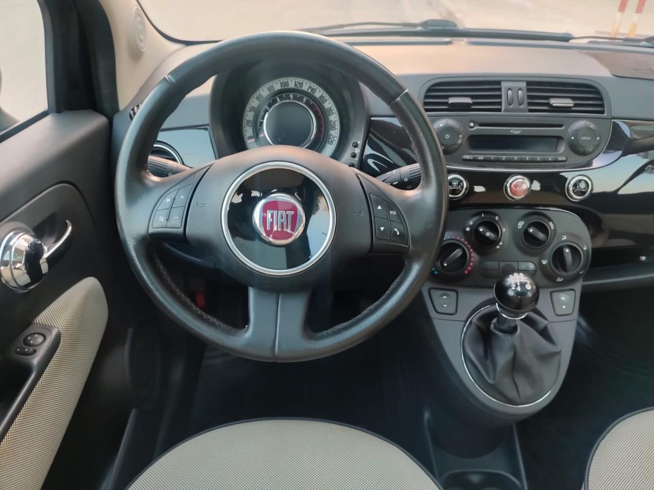 Fiat 500 1.2 Benz. Lounge TETTO PANORAMICO.