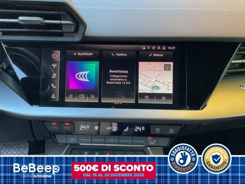 Audi A3 SPORTBACK 35 2.0 TDI BUSINESS ADVANCED S-TRONIC