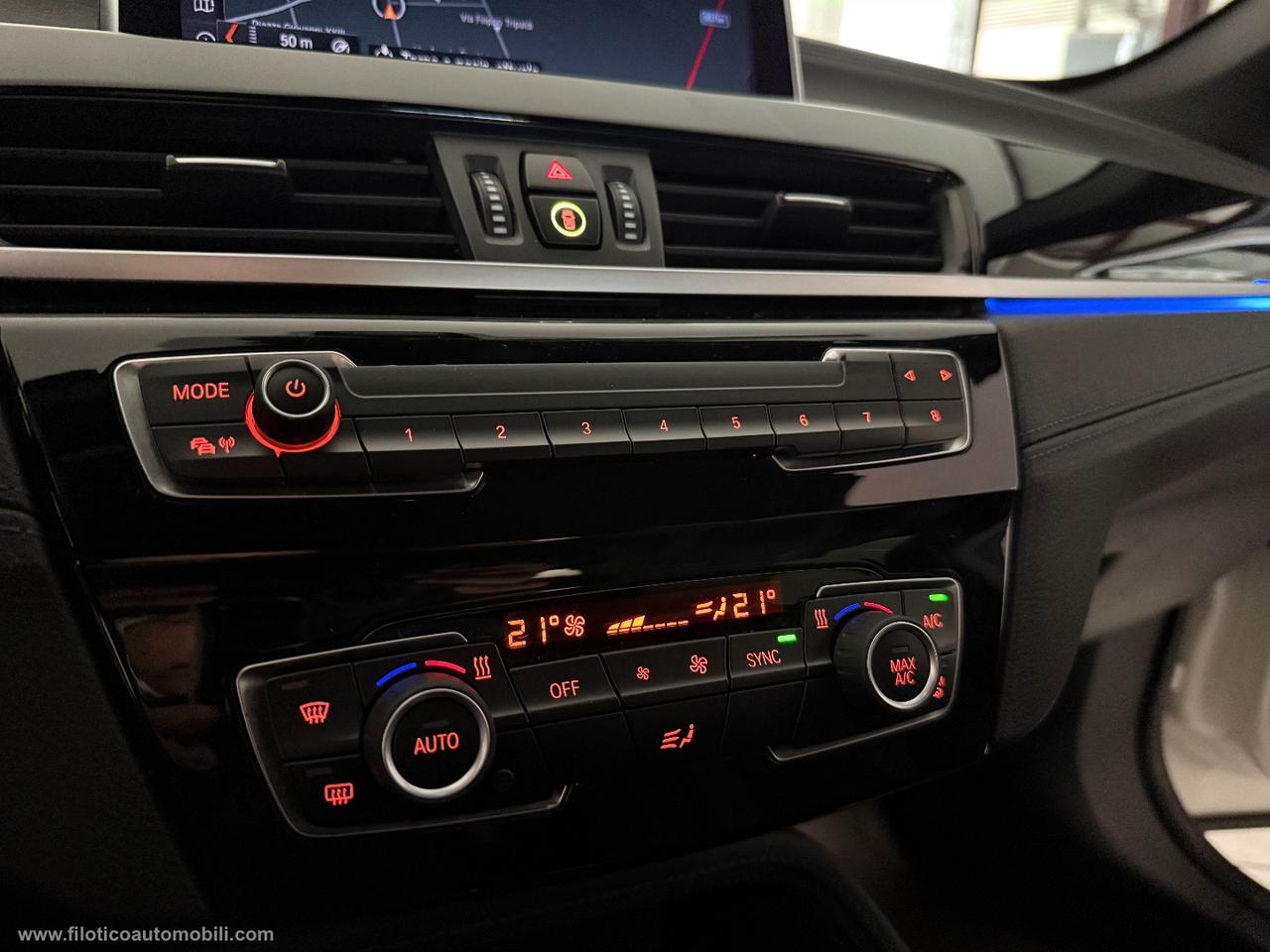 BMW X1 xDrive20d Msport AUTO KM 75.260 PACK TOTAL BLACK - CERCHI DA 19